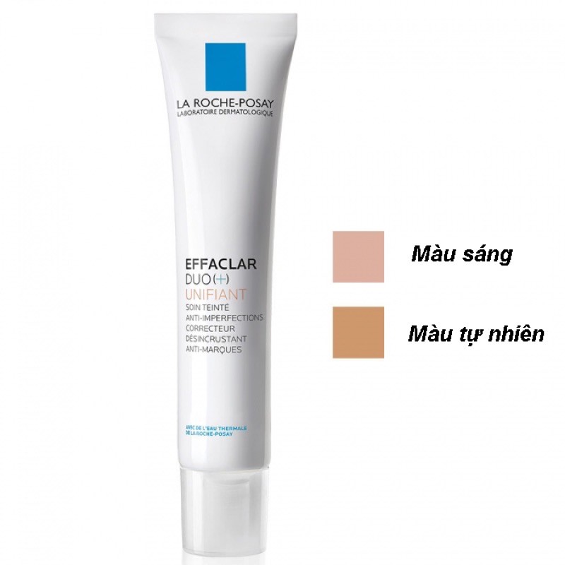 Kem dưỡng giảm mụn, ngừa thâm và che khuyết điểm Effaclar Duo+ Unifiant 40ml 🪴