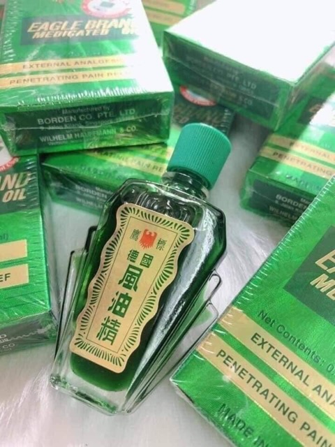 Dầu gió xanh Mỹ Eagle Brand Medicated Oil 24ml