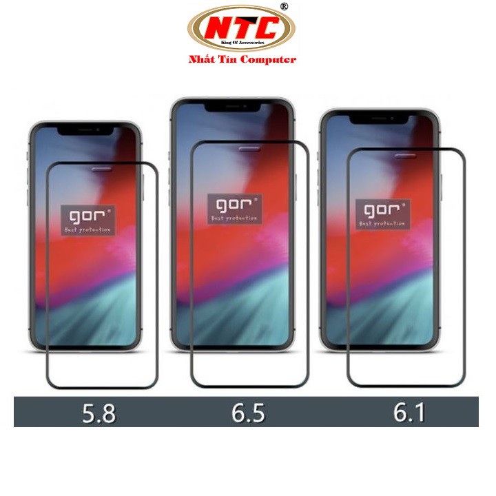 Miếng dán mặt kính cường lực NTC 9D / 10D / 11D / 21D full màn hình cho các dòng iPhone (Hàng loại 1)