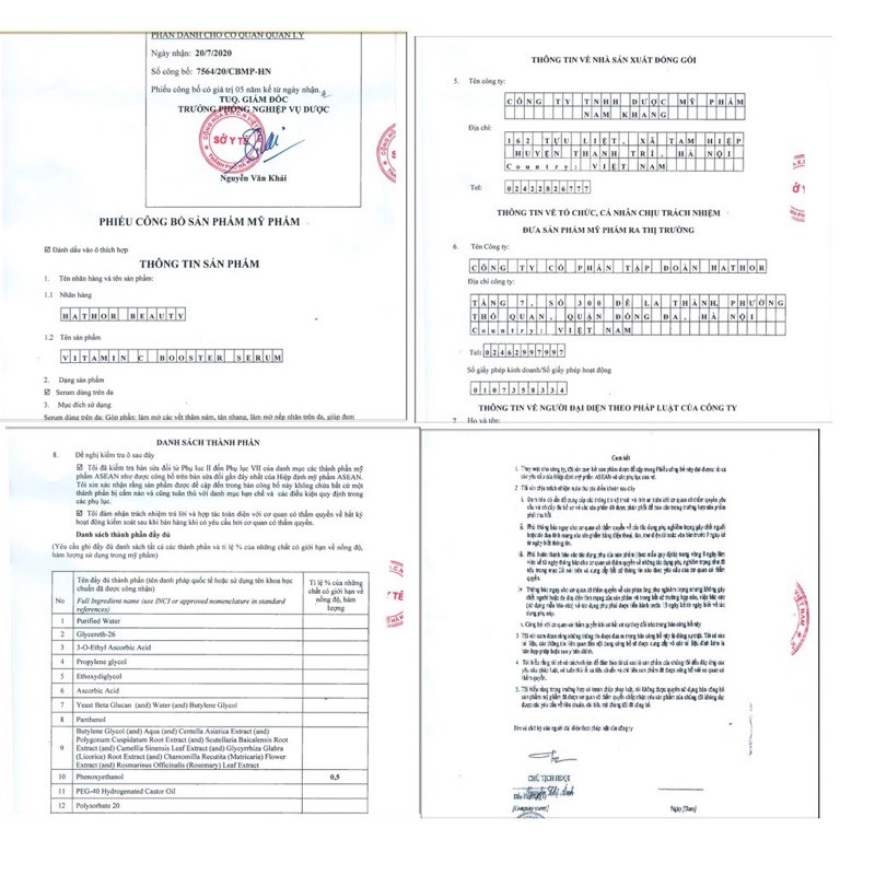 Vitamin C trắng da mờ thâm Hathor Beauty | BigBuy360 - bigbuy360.vn