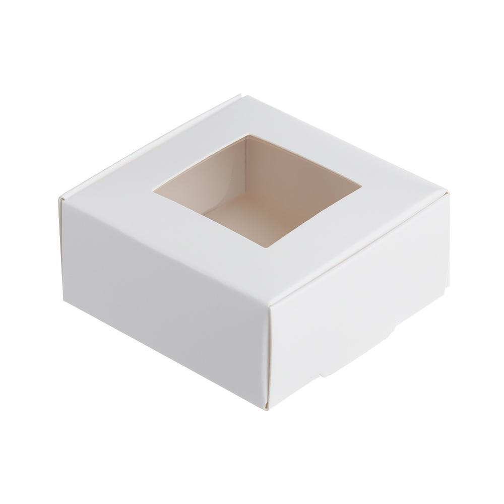 ❀SIMPLE❀ 10pcs Hot Paper Gift Box Birthday Party Supplies Clear PVC Window Cake Package Vintage Color Wedding Favors Kraft Paper Valentine's Day Gift Present Case Candy Wrapping Bag/Multicolor