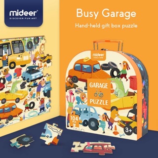 Ghép Hình Mideer Garage Puzzle 104 Chi Tiết