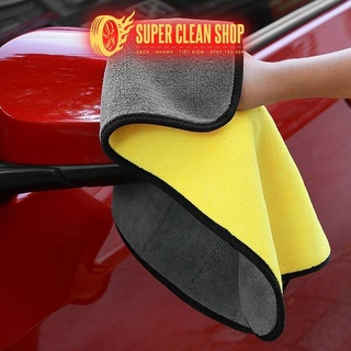 [Loại Tốt] Khăn Lau Xe Ô Tô Microfiber MỀM MỊN