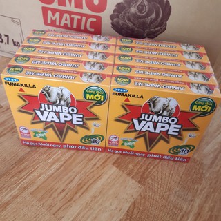 Combo 10 hộp nhang muỗi Jumbo wape hoa lài - yenthu