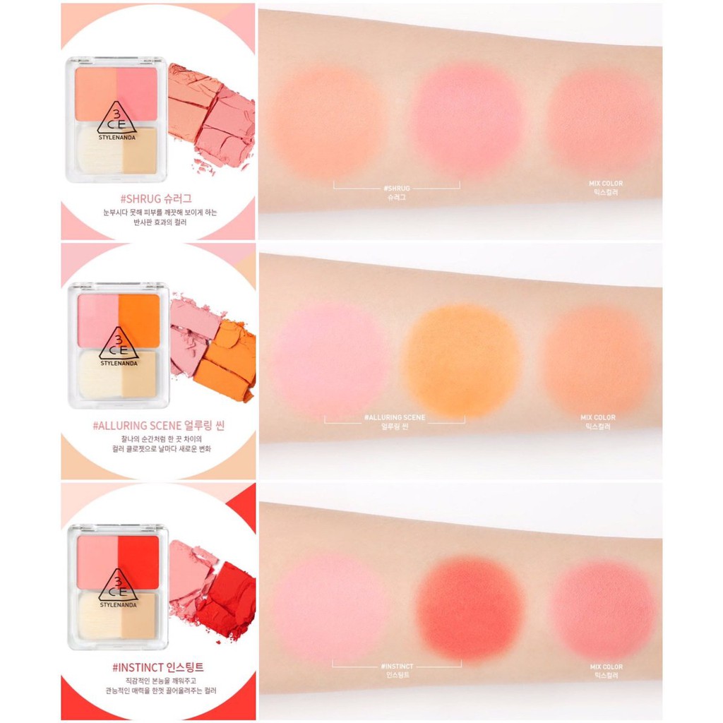 Phấn má 3ce Dual blend blusher