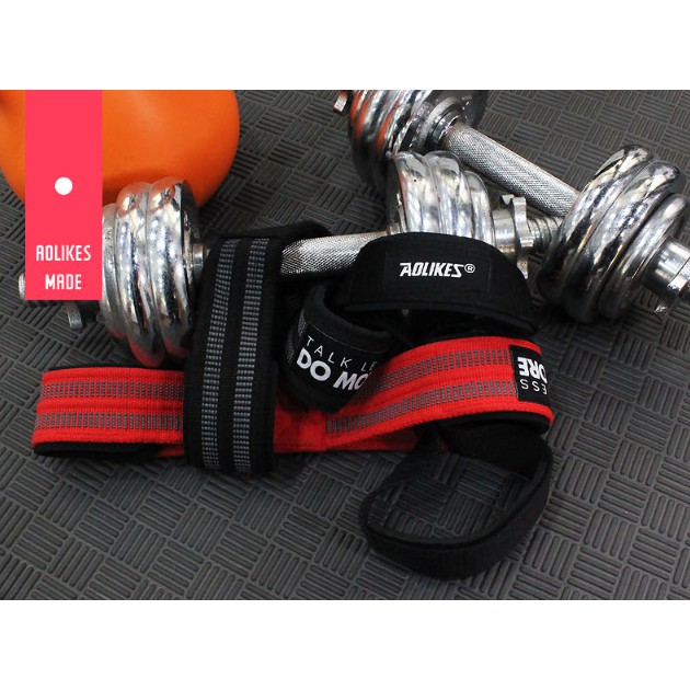 Dây kéo lưng Aolikes - Figure 8 Lifting Straps - Dây kéo lưng số 8