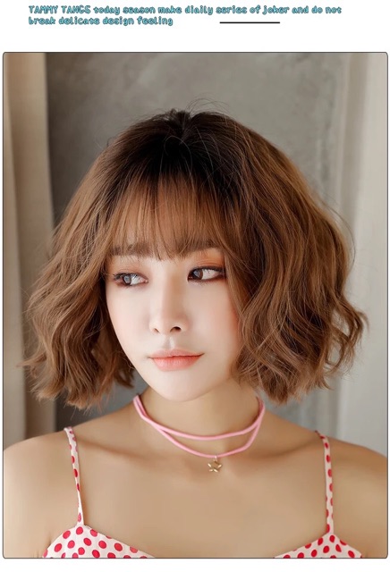 🎁TÓC NGUYÊN ĐẦU🎁 SÓNG XÙ NGẮN LƯỚI HOA CAO CẤP