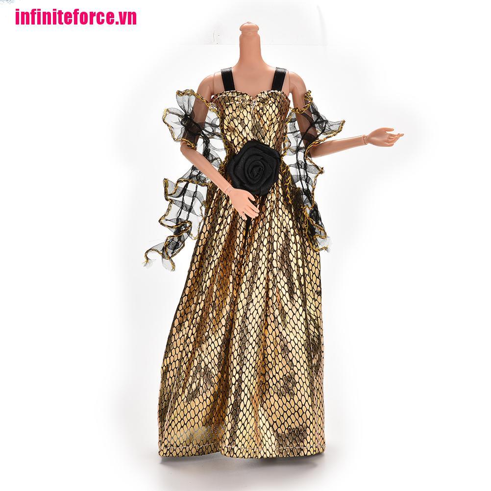 1 Đầm Múa Ba Lê Họa Tiết Da Cá Sấu Cho Búp Bê Barbie