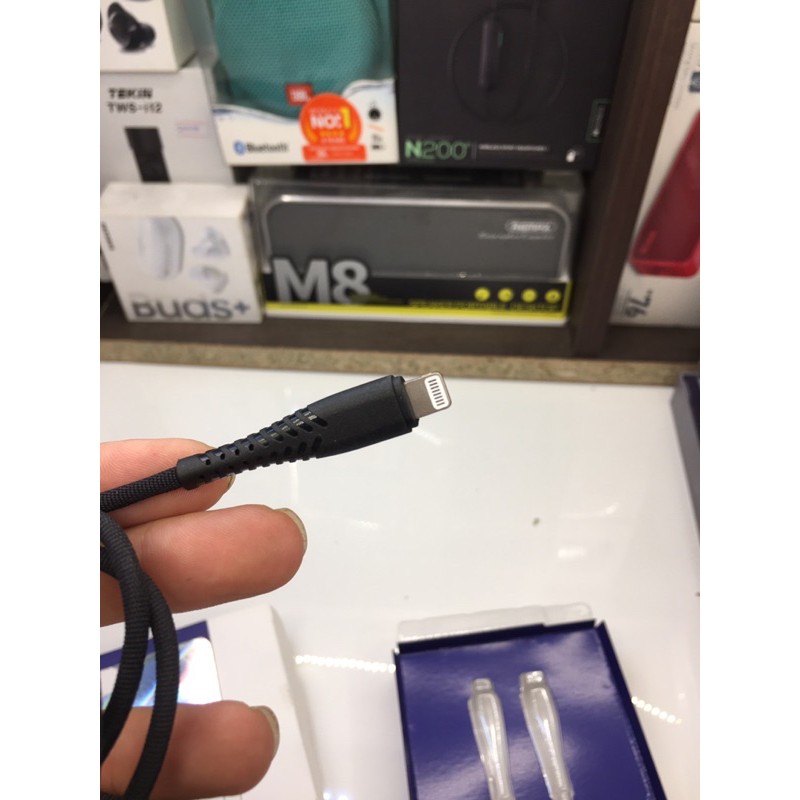[PD Fast charging 18w] Cáp sạc IP Chuẩn IP 1m UmeTravel Nylon braided