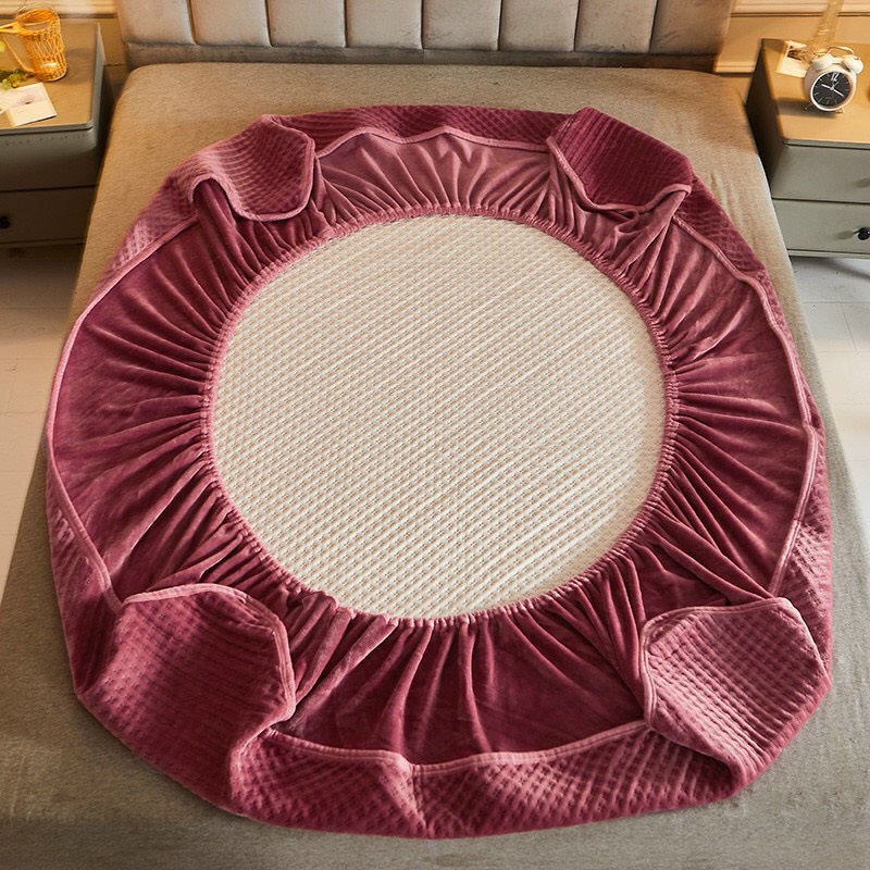 THẢM NỈ SỬA WAFFLE - chống tích điện mới nhất, Bộ ga gối Nỉ sữa công nghệ Mới giá rẻ hàng dày loại 1