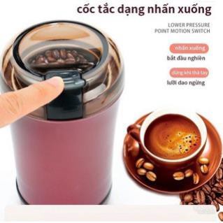 Máy xay hạt ngũ cốc cafe, xay tiêu mini bằng điện, xay bột gạo bột khô đa năng gia đình