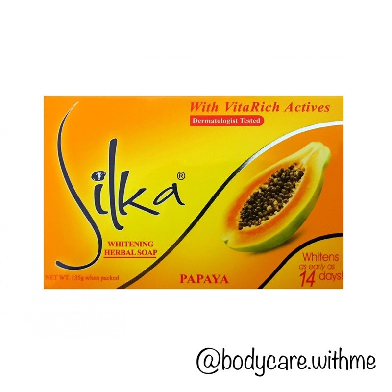 Xà Phòng Đu Đủ Trắng Da Silka Papaya Soap