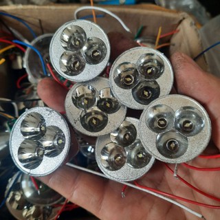 giá 10 đèn + chóa đèn pin 3v-3.7v ( tháo vợt muỗi).