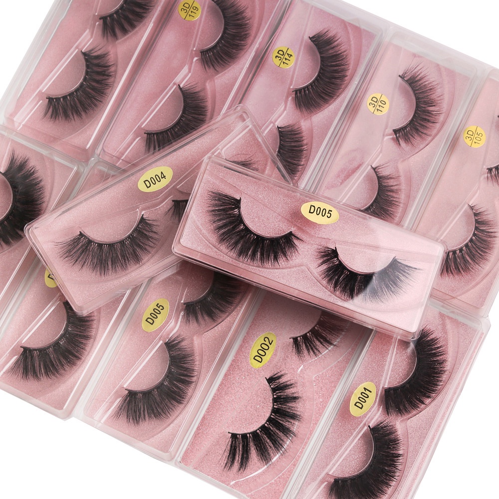 Cặp lông mi giả MAGEFY 3D sợi tơi và mềm mại siêu tự nhiên có độ cong sẵn