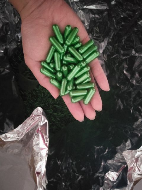 1000 Vỏ nang rỗng xanh bạc, viên nang rỗng