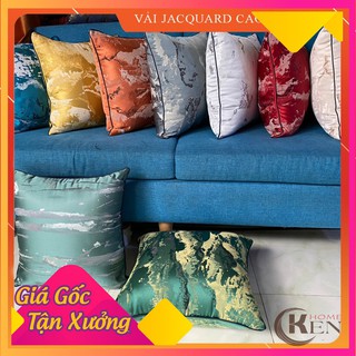 Gối Tựa Lưng | Gối Tựa Sofa, Gối Vuông Trang Trí Thêu Hoạt Tiết Hiện Đại Kích Thước 45x45cm