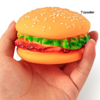 [YÊU THÍCH] ĐỒ CHƠI HAMBURGER CHO CHÓ MÈO
