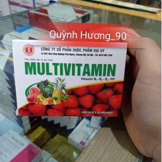 Viên uống MULTIVITAMIN ĐẠI UY hộp 100 viên