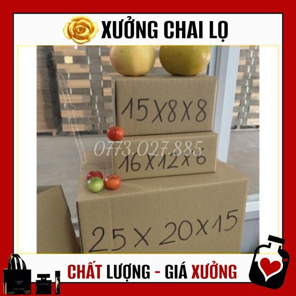 [TOP GIÁ RẺ] [15x8x8] Thùng Hộp Carton Đóng Gói Hàng ,Xưởng Chai Lọ