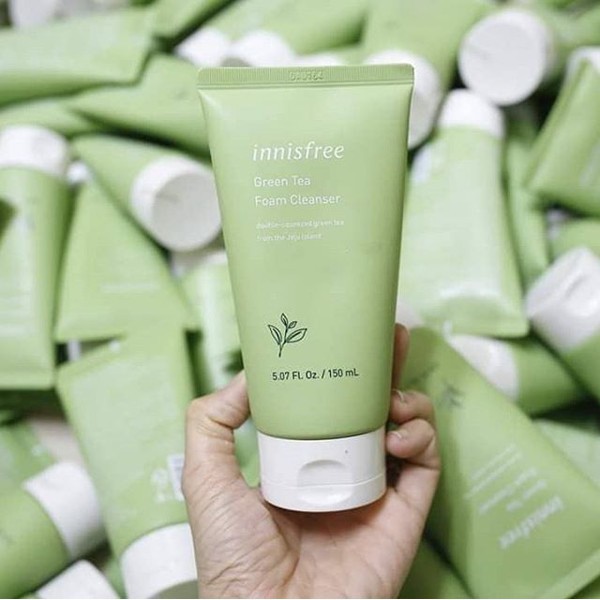 Sữa rửa mặt Innisfree Green Tea Foam Cleanser 150ml chiết xuất trà xanh dành cho da nhờn mụn