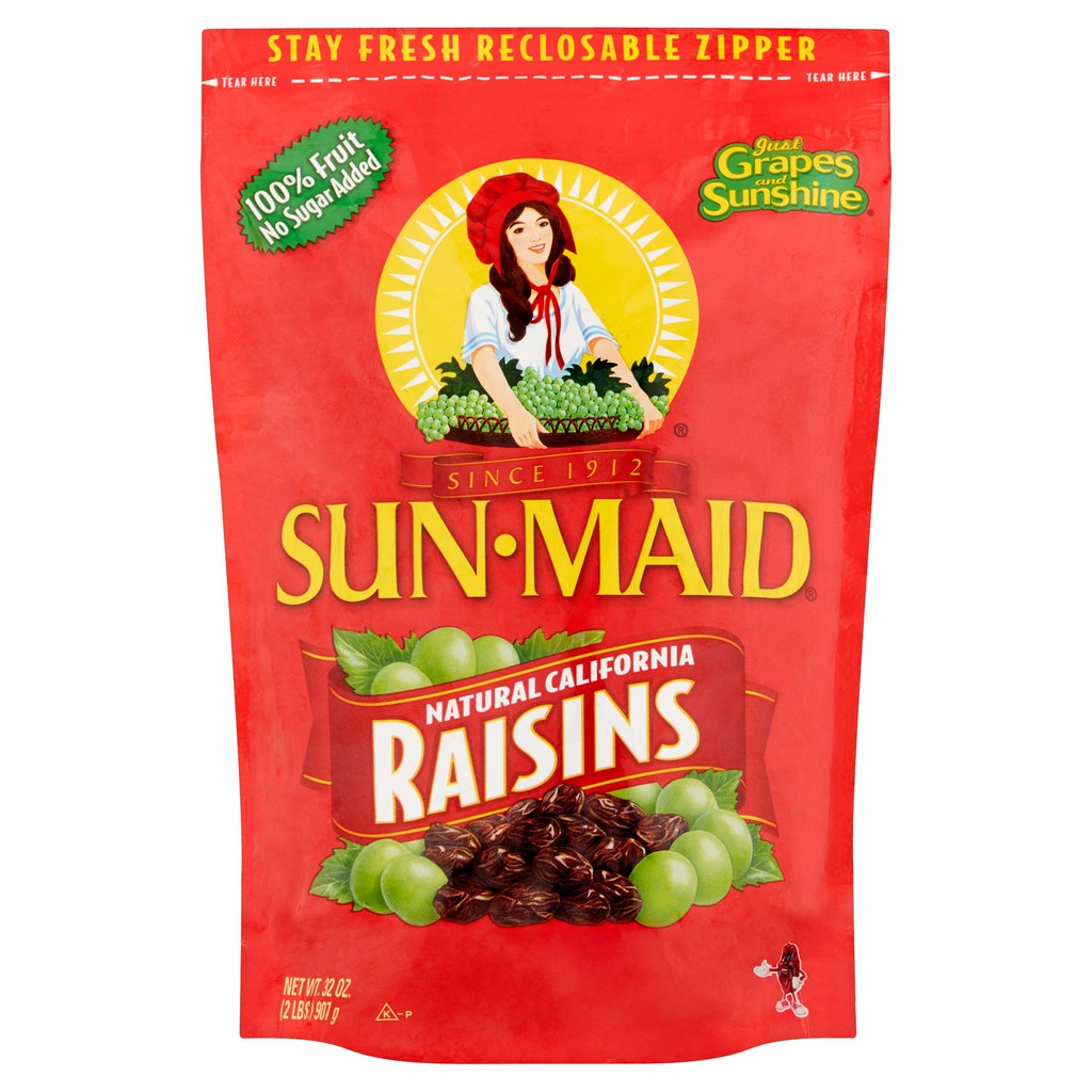 Nho khô Sun-Maid Carlifornia Organic Raisins 907g