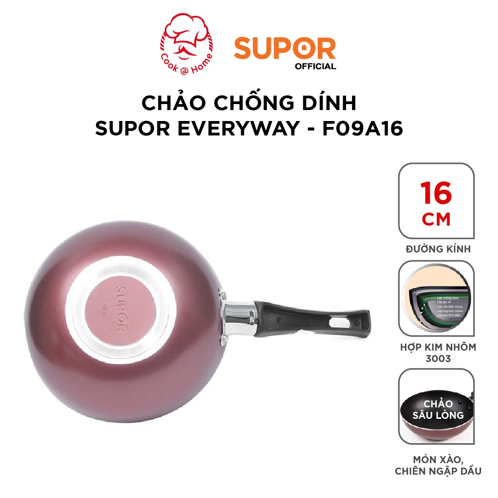 Chảo chống dính Supor Everyway F09A16-16cm