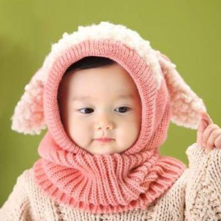 MŨ LEN LÔNG CỪU SIÊU ẤM CHO BÉ