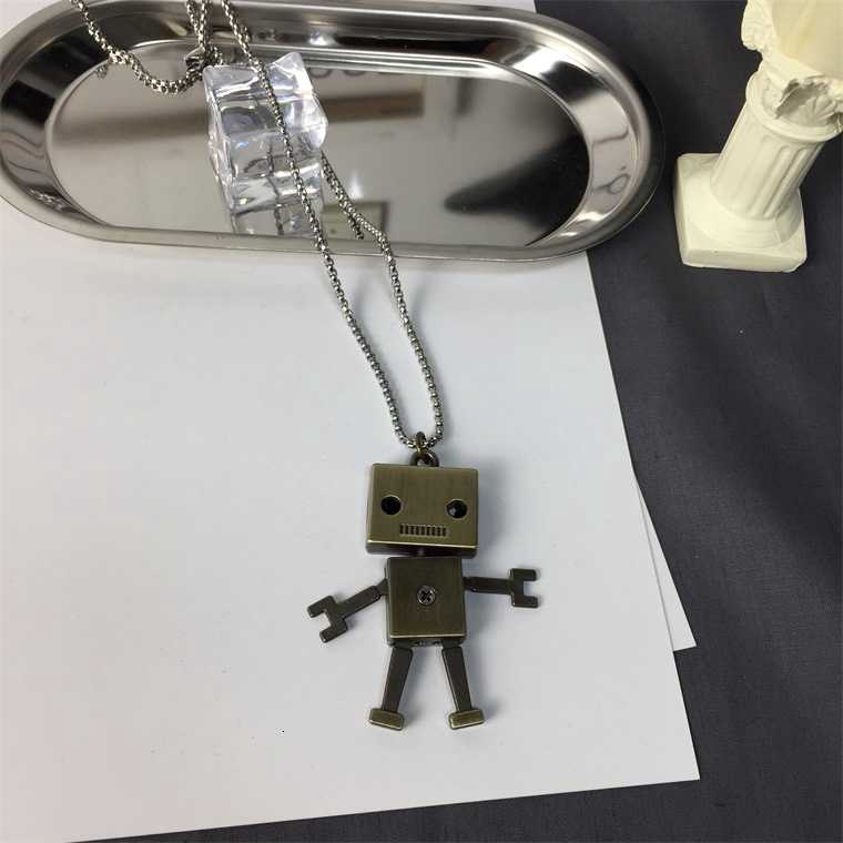 [Giao Hàng Miễn Phí] Dây Chuyền Mặt Robot 2297 Cá Tính