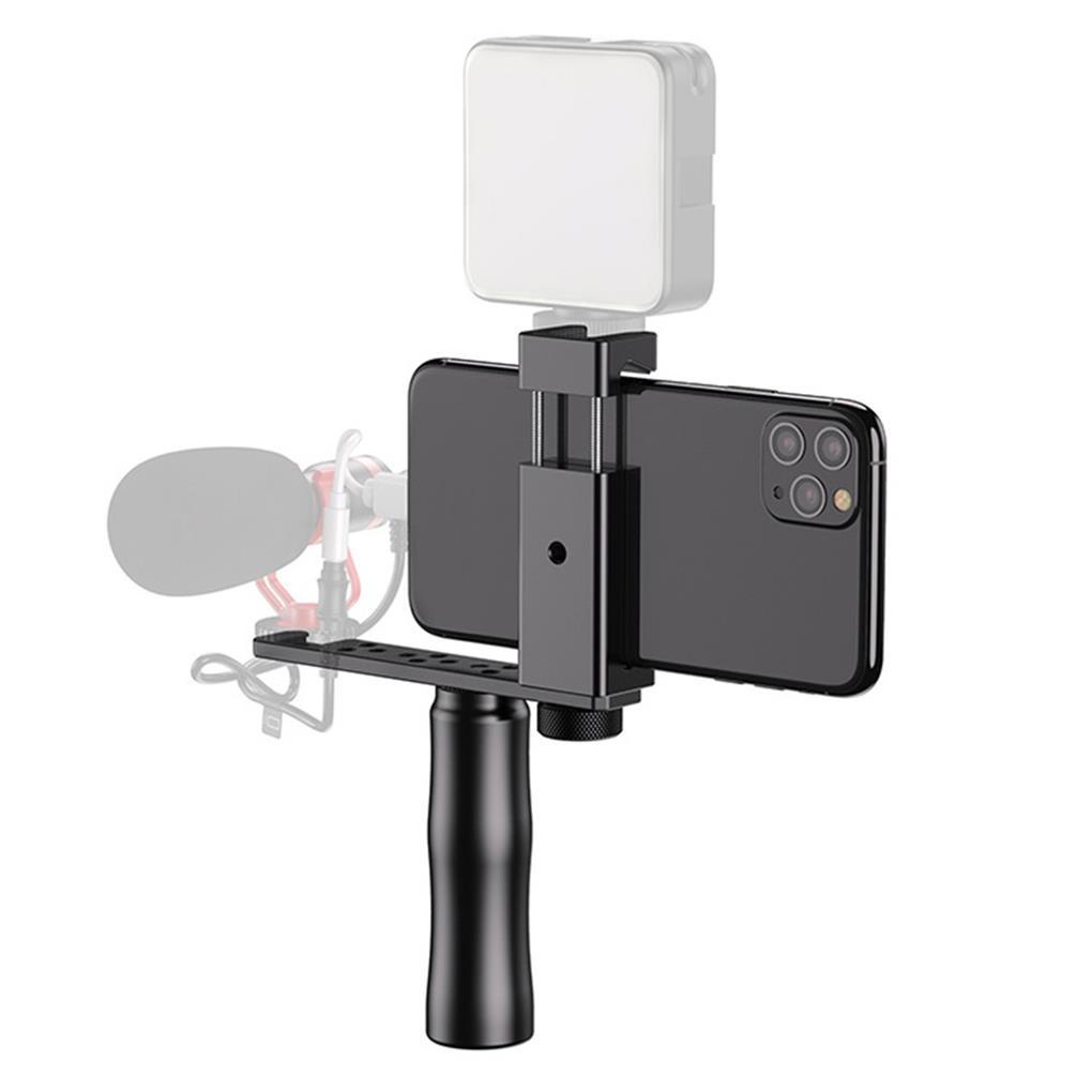 Tay Cầm Chống Rung APEXEL Bằng Kim Loại Cho Điện Thoại Thông Minh DSLR SLR Vlog