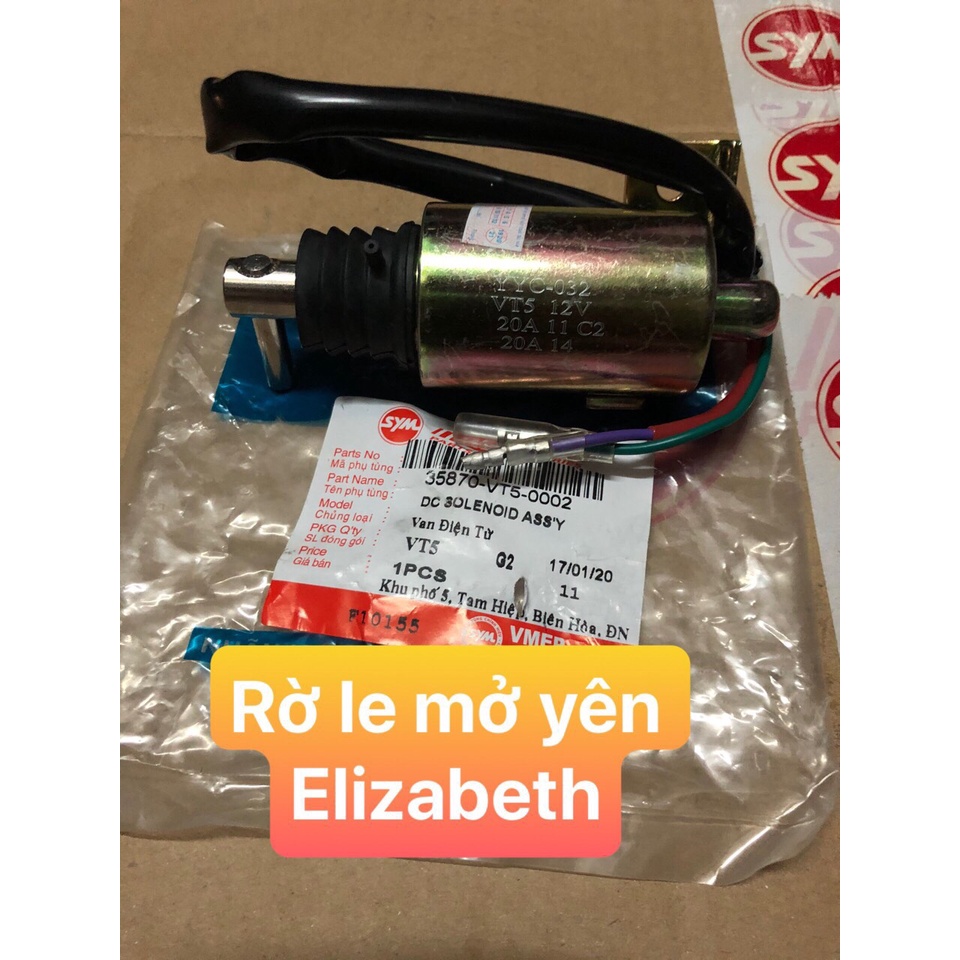 Rờ le mở yên Van điện tử xe Elizabeth