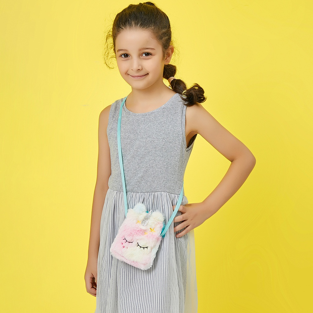 Túi Đeo Chéo Hình Kỳ Lân Dễ Thương Cho Bé