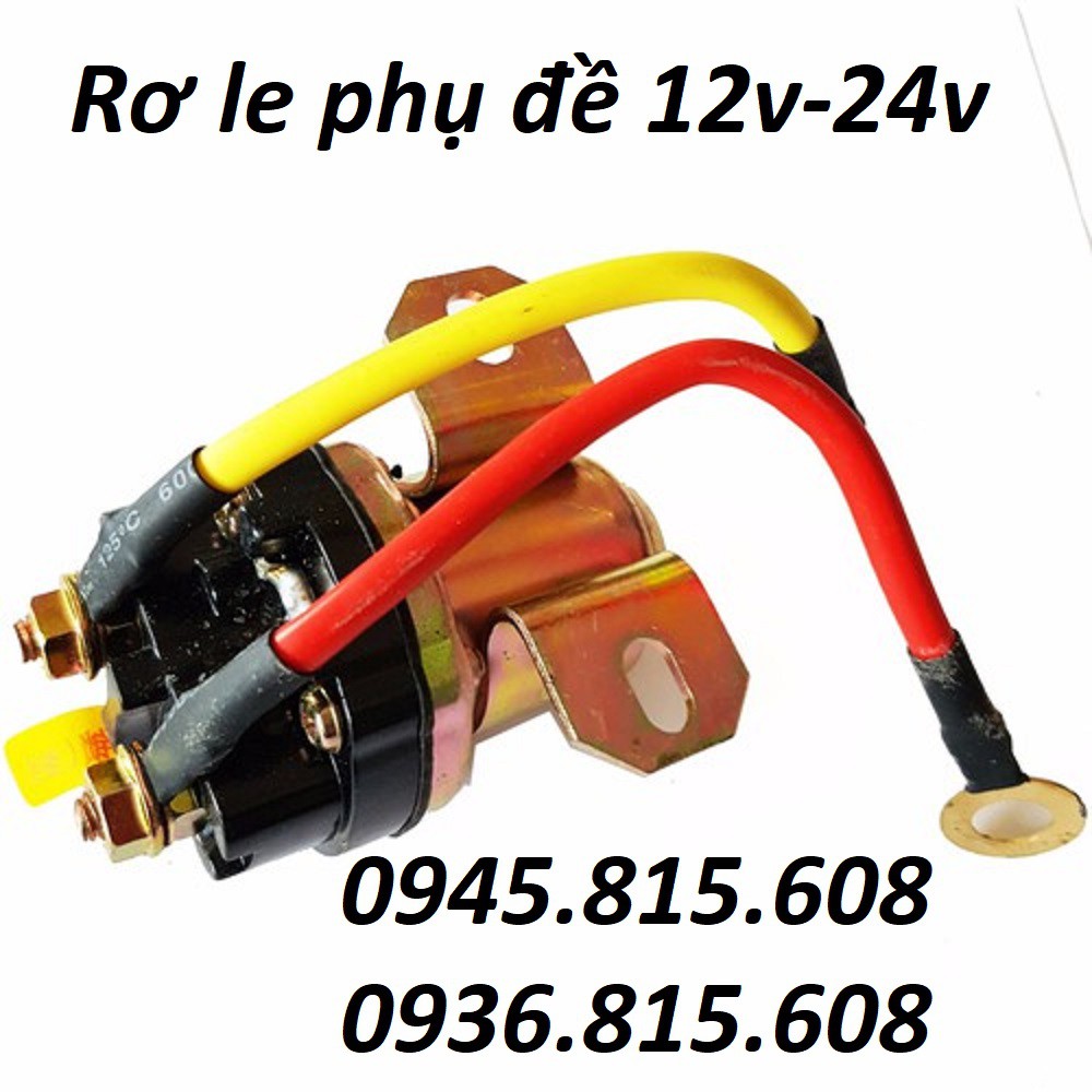  Rơ le phụ đề ô tô 12v 24v hàng đẹp.