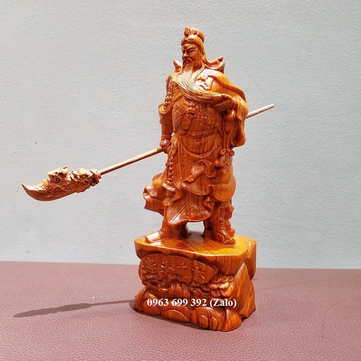 Tượng quan công gỗ hương