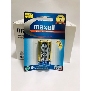 [Vỉ 2 viên]Pin vỉ maxell Alkaline AA