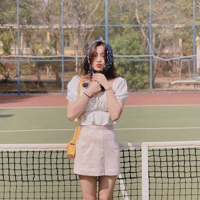 Chân váy hồng nhạt CALIE STORE