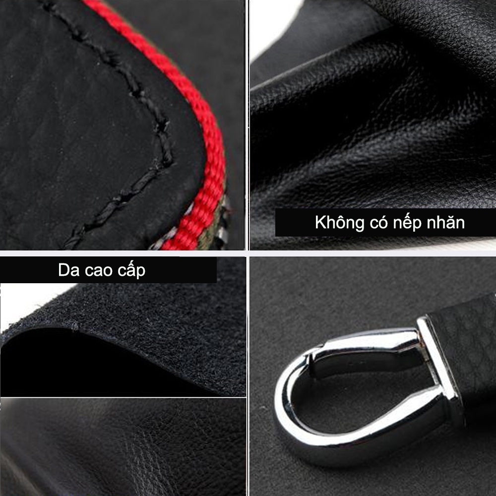 móc chìa khóa xe Suzuki cao cấp móc khóa da túi zipper