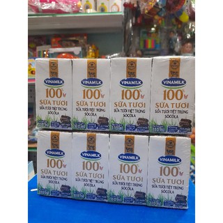 Thùng sữa tuoi  Vinamilk vị socola 110ml 48 hộp