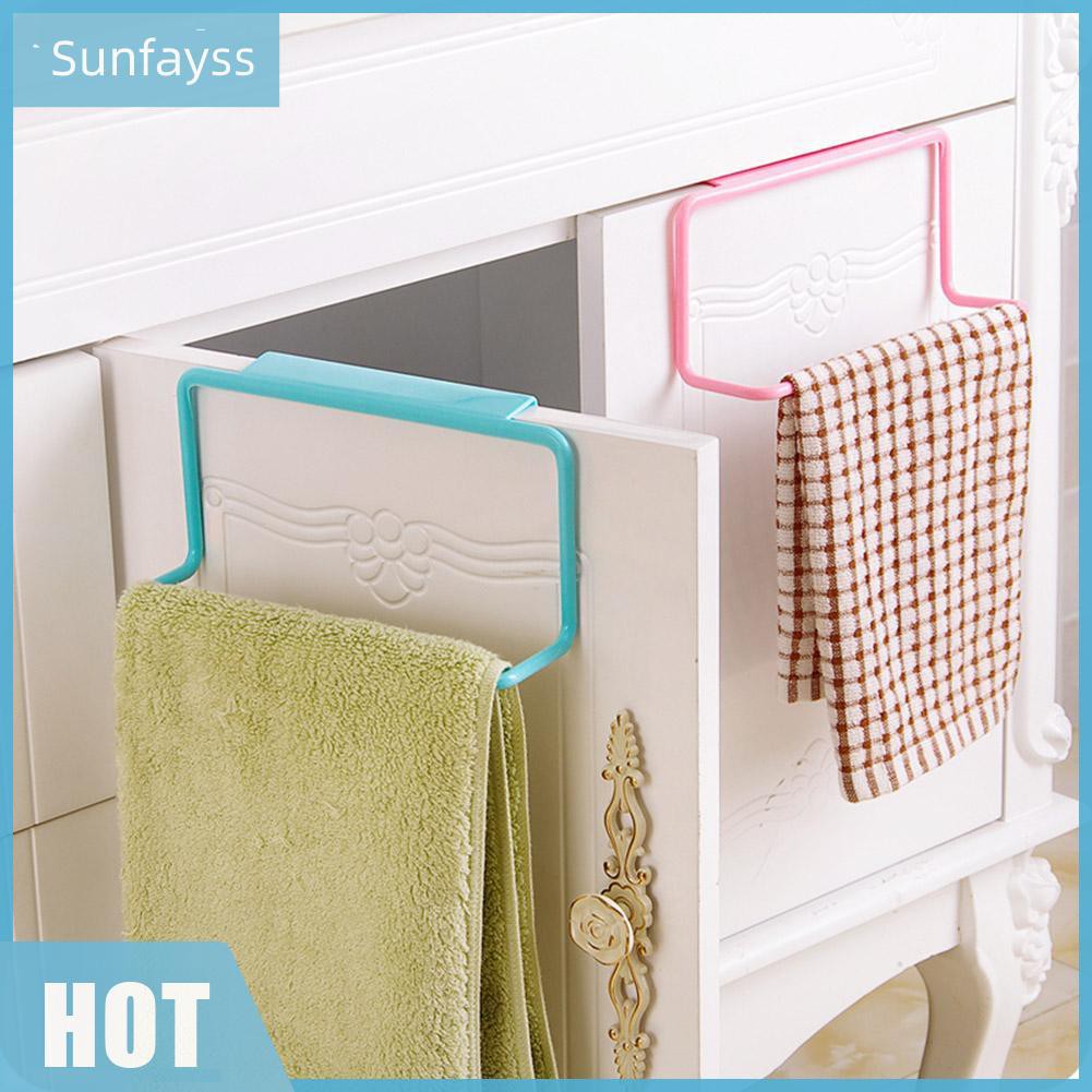 SF Giá Treo Khăn Gắn Cửa Tủ Nhà Bếp Nhà Tắm Tiện Lợi