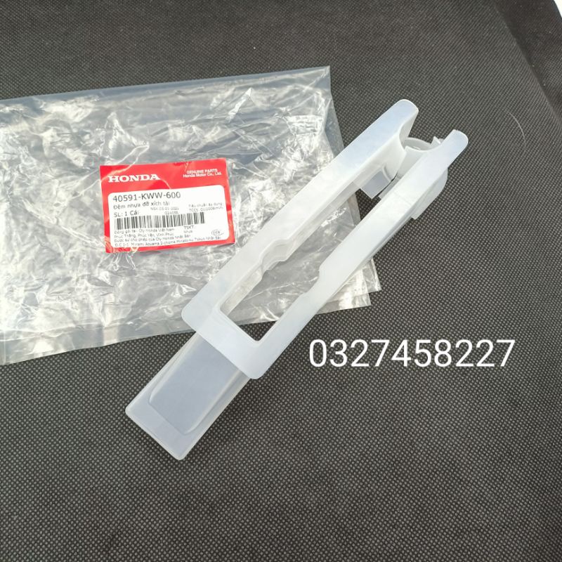 Nhựa đỡ sên, xích tải gắp xe WAVE S110, RSX, Alpha 110 zin Honda