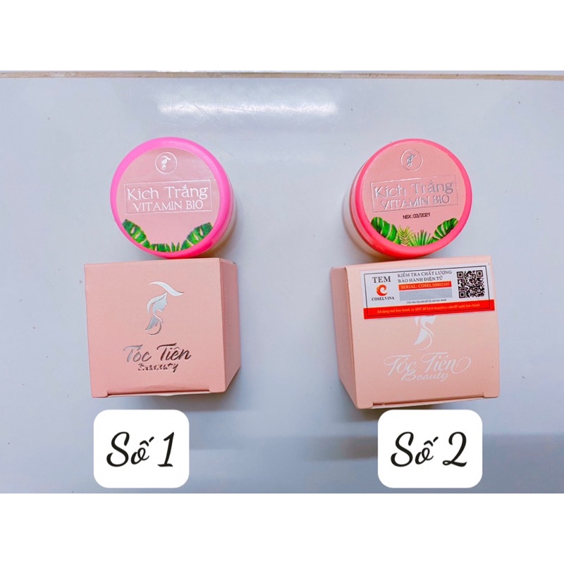 cốt kích trắng B10 có hộp đựng + viên cấy trắng