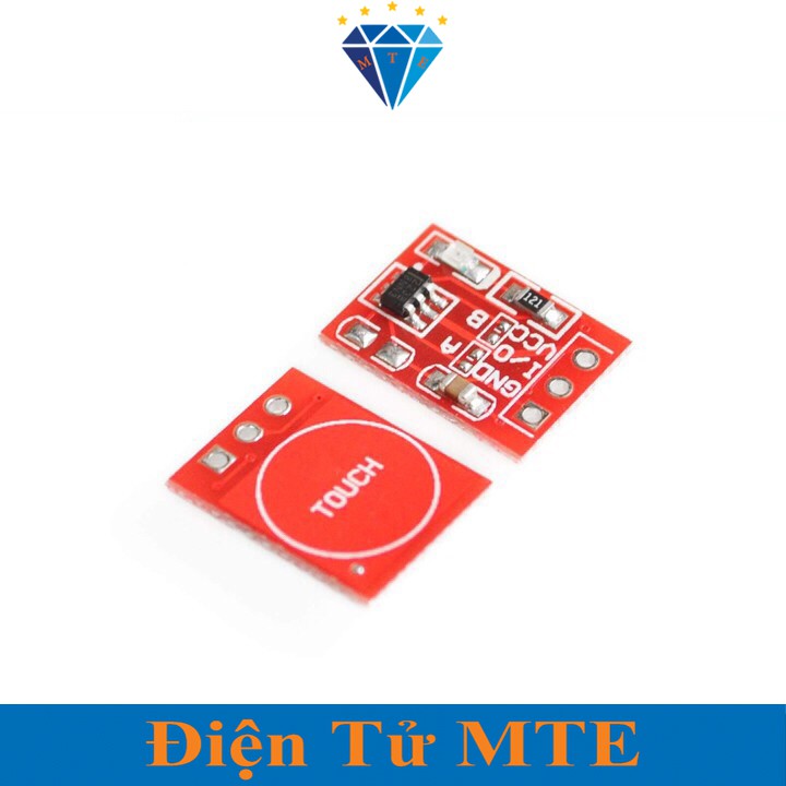 Module Nút Cảm Biến Chạm TTP223 Đỏ - Touch Sensor Cảm Ứng Điện Dung