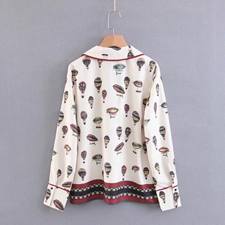 Sơ mi cổ V zara