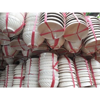 1 xâu 10 chén sành ngà truyền thống