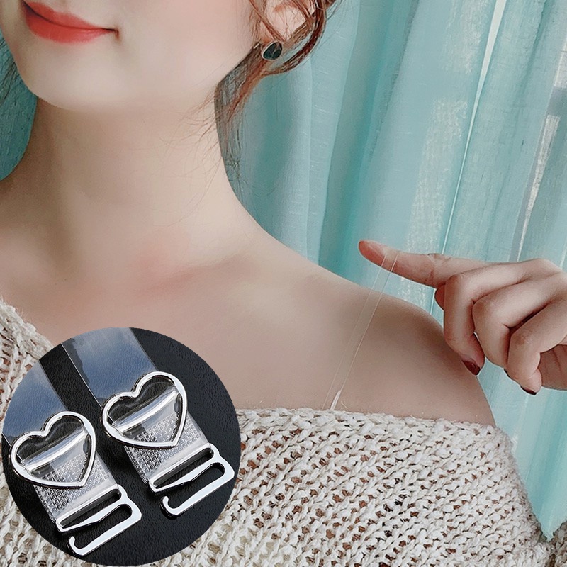 Dây Đeo Áo Ngực Trong Suốt Có Móc Mở Rộng Tiện Dụng Cho Nữ