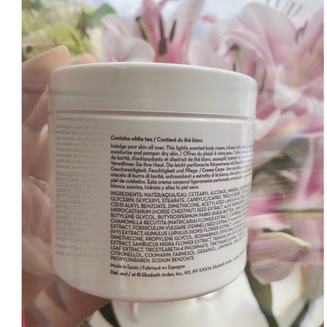 Kem dưỡng thể toàn thân Elizabeth Arden - White Tea Body Cream 400ML