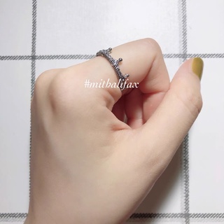 Nhẫn vương miện bạc 925