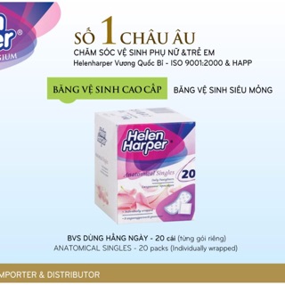 Băng vệ sinh hàng ngày Helen Harper – hộp 20 miếng