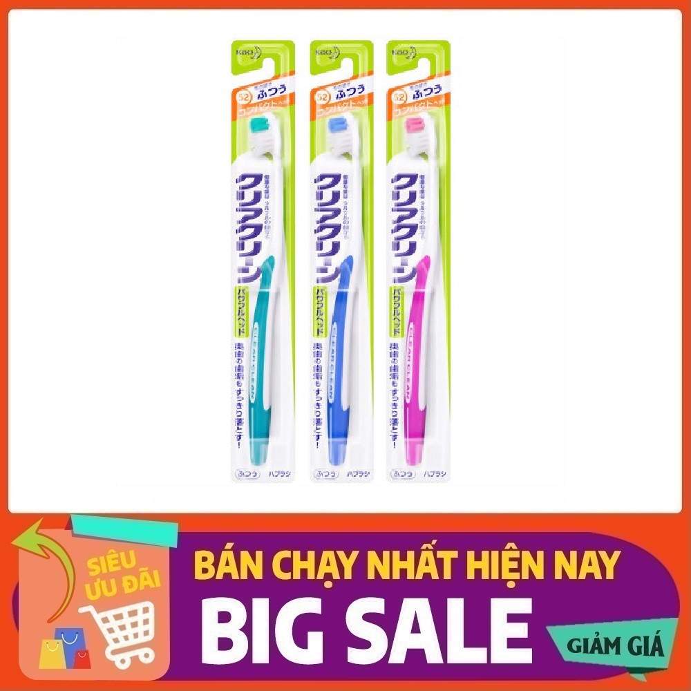 Bàn chải đánh răng người lớn Clear Clean KAO - Made in Japan