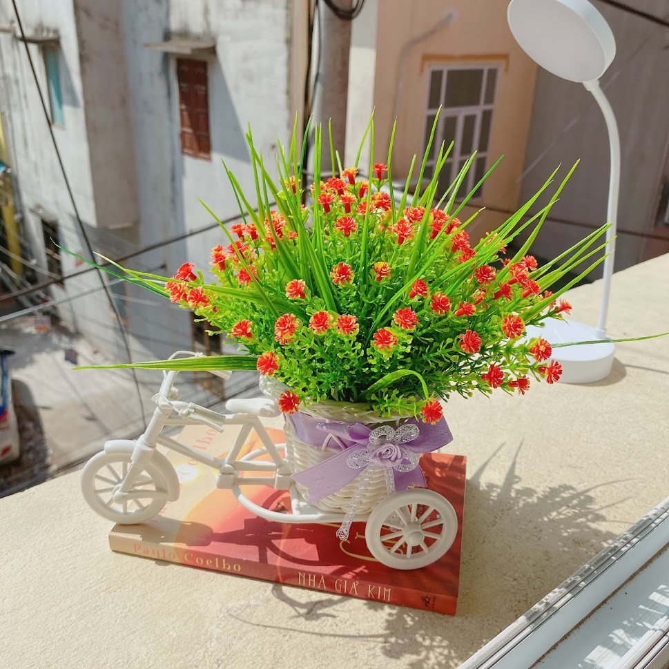 Hoa giả - Hoa Xiu baby 33cm siêu dễ thương cắm chiêm điểm tuyệt đẹp