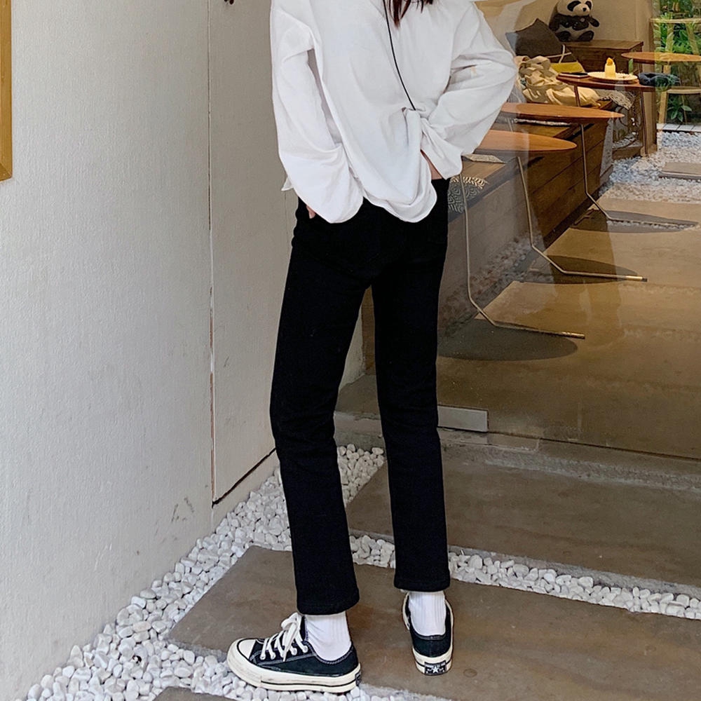 Quần Jean Dài Lưng Cao Ống Suông Thời Trang Cá Tính 32840 | BigBuy360 - bigbuy360.vn